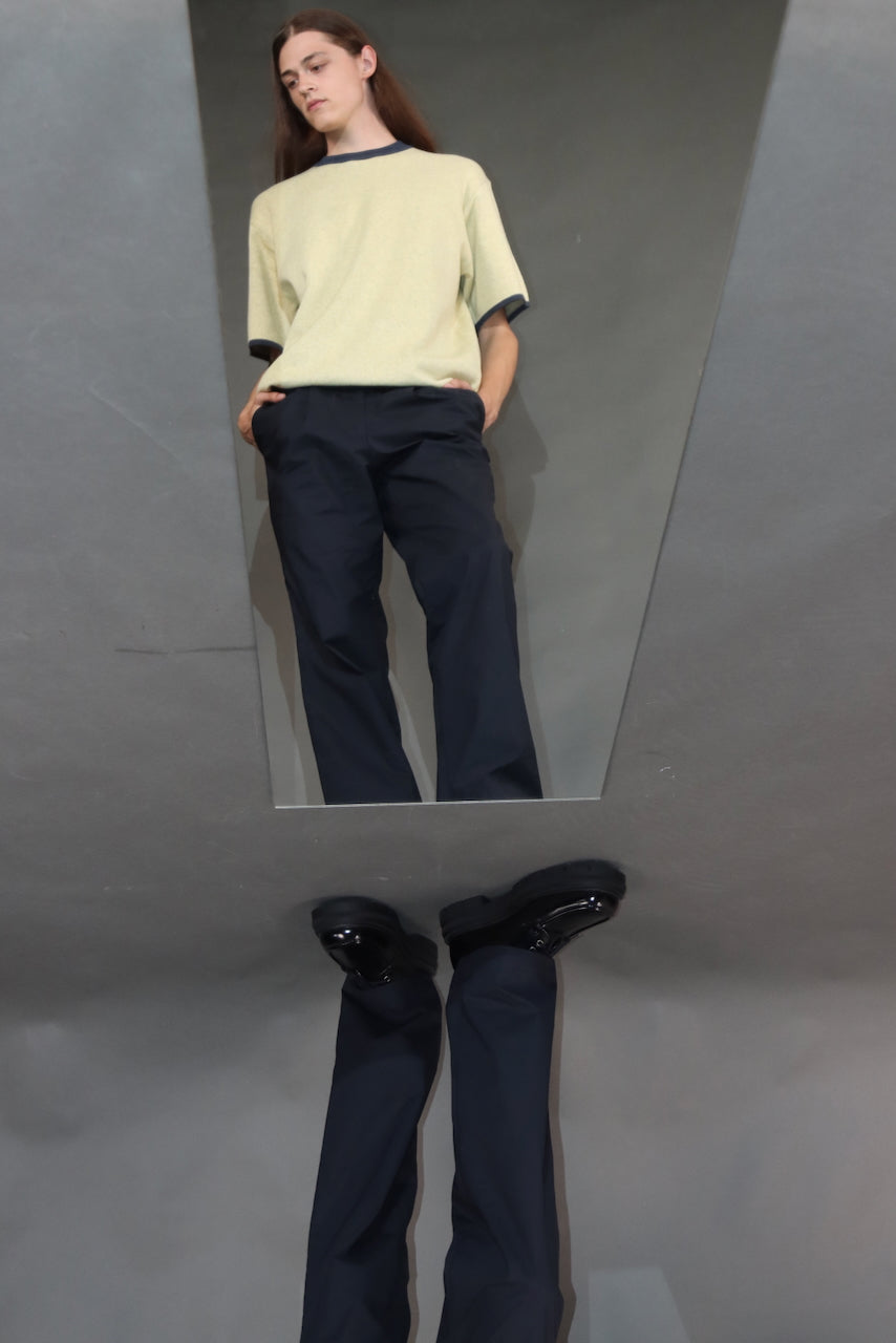 SHORT SLEEVE SWEATER