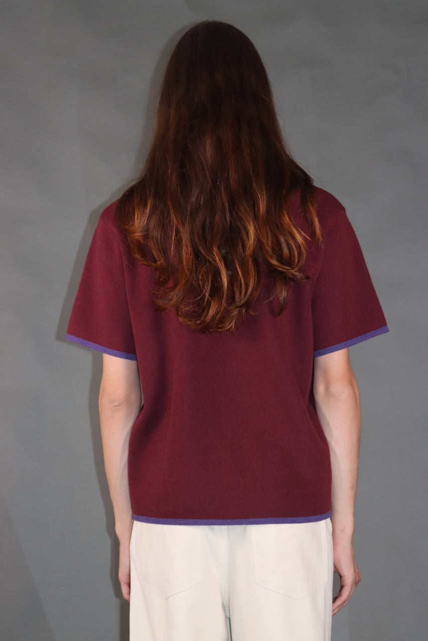 SHORT SLEEVE SWEATER